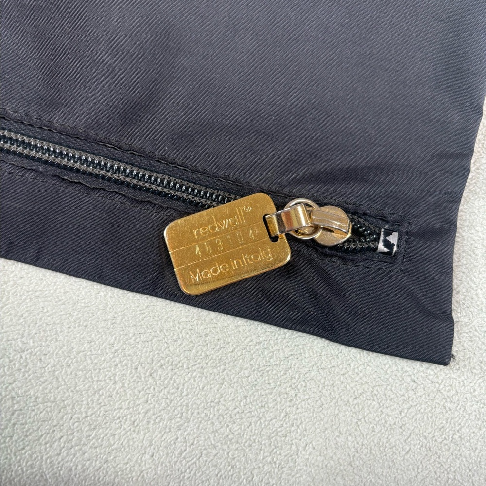 Vintage MOSCHINO Redwall Cosmetic Make Up Bag Black - Picture 3 of 7